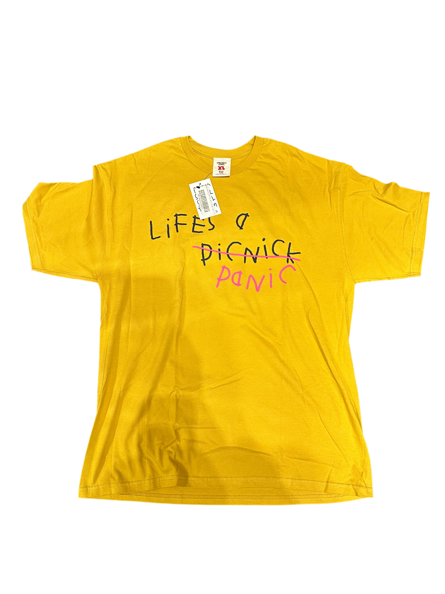 AFTER SCHOOL SPECIAL : PANIC TEE MUSTARD