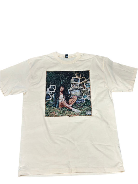 ANGEL GENTLE: SZA CTRL TAPESTRY TEE