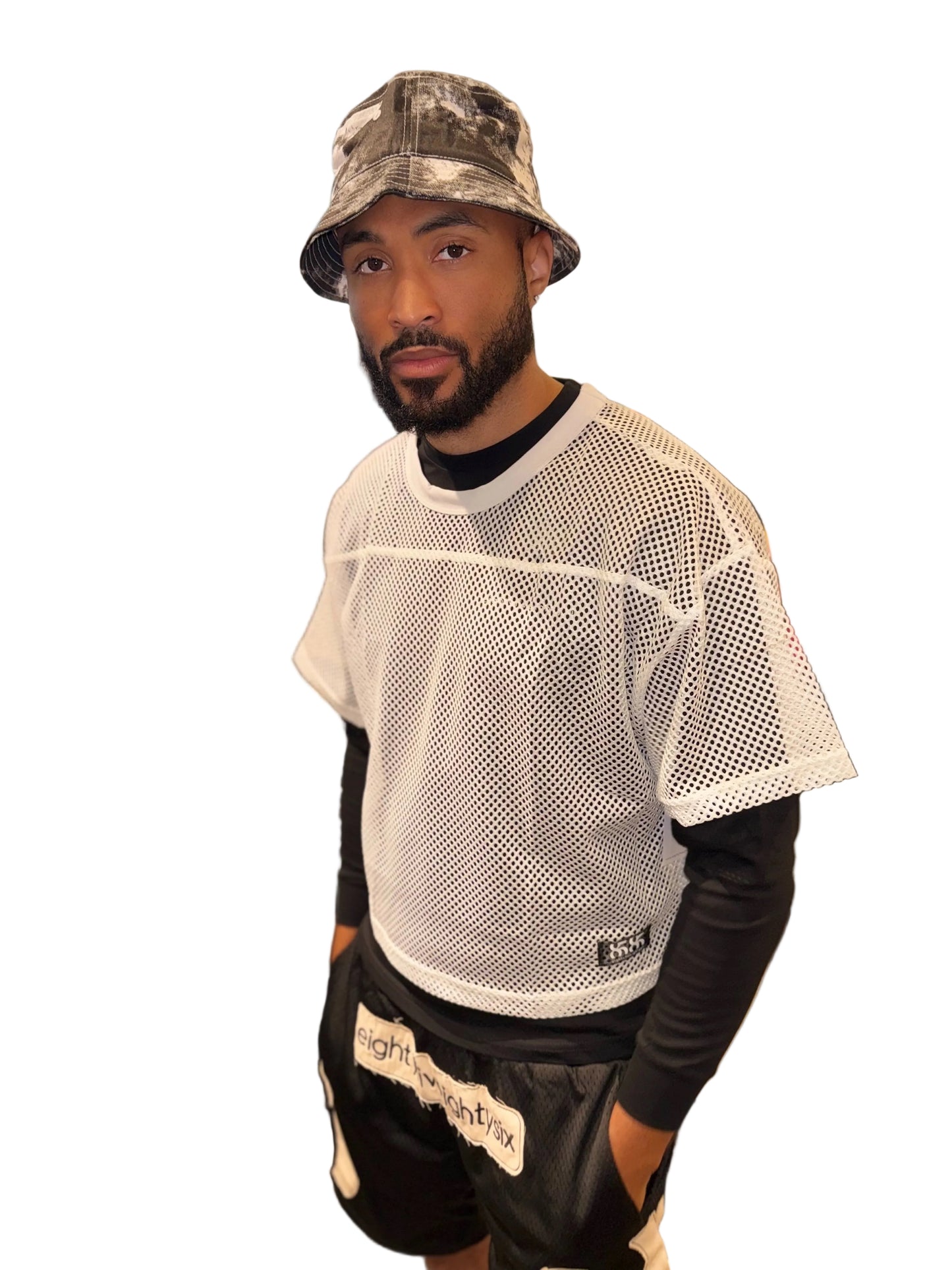 8586: UNISEX CROPPED JERSEY TEE