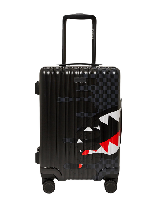 SPRAYGROUND: UNFINISHED SHARK CARRYON LUGGAGE