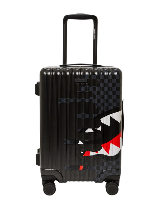 SPRAYGROUND: UNFINISHED SHARK LUGGAGE