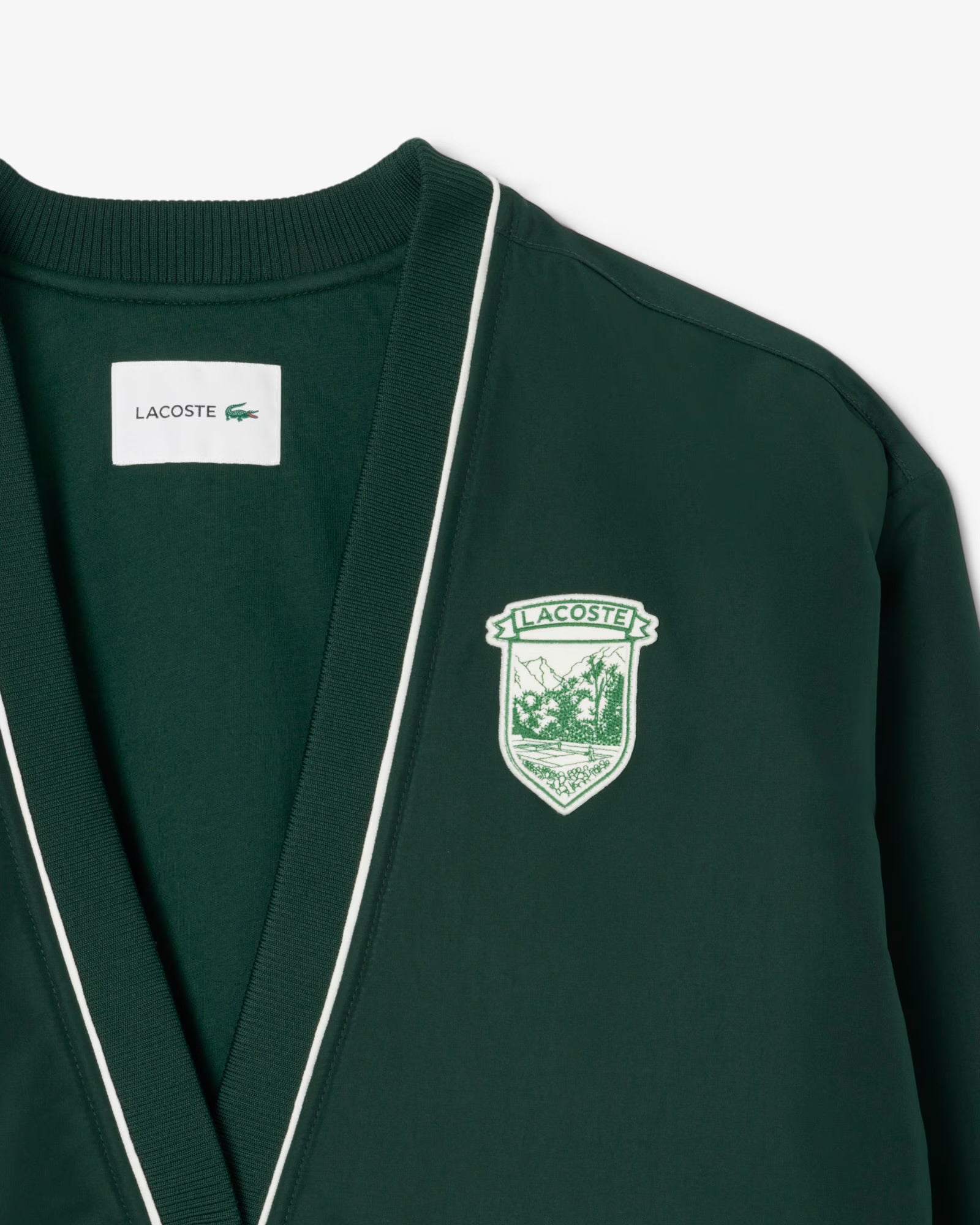 LACOSTE: OVERSIZED PADDED NYLON CARDIGAN – 85 86 eightyfiveightysix