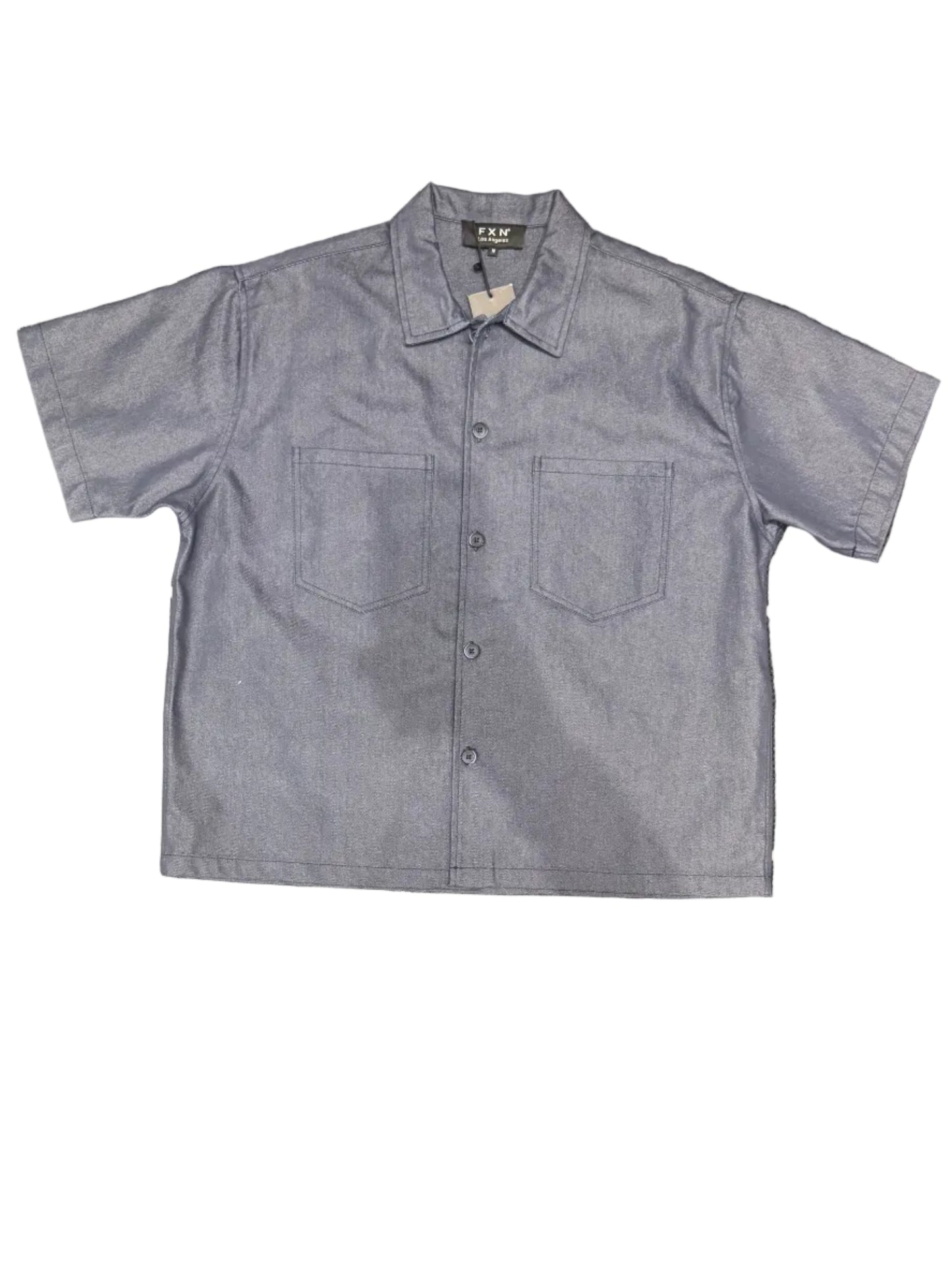 ANGEL GENTLE: BUTTON SHIRT - DENIM
