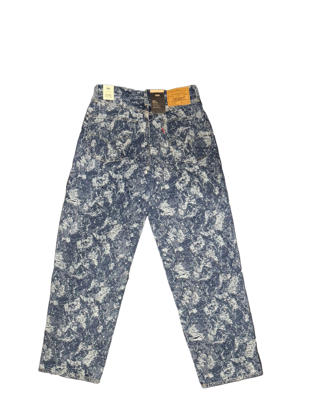 LEVIS: ALLOVER DISTRESS 578 BAGGY
