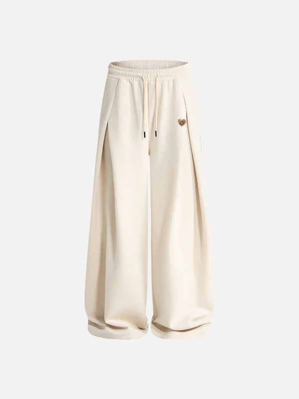 AELFRIC EDEN: PLEATED BAGGY SWEATPANTS