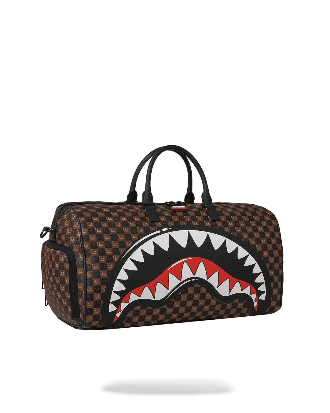 SPRAYGROUND: BROWN BUBBLE SHARK DUFFLE