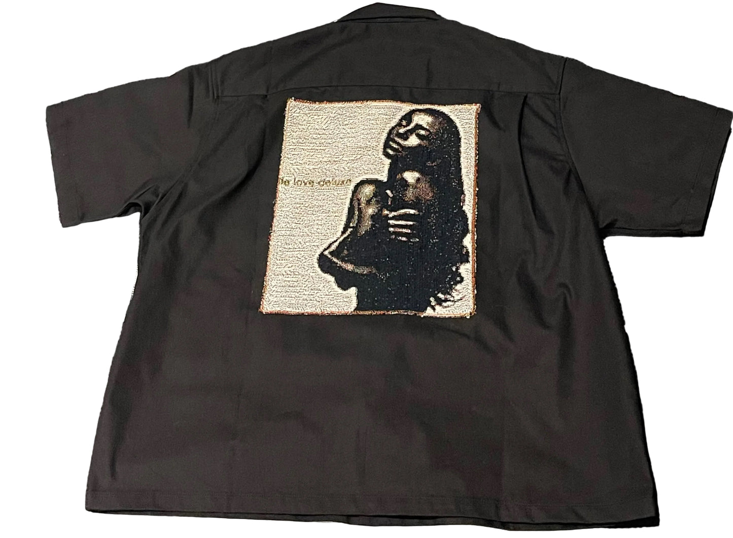 ANGEL GENTLE: BUTTON SHIRT - BLACK