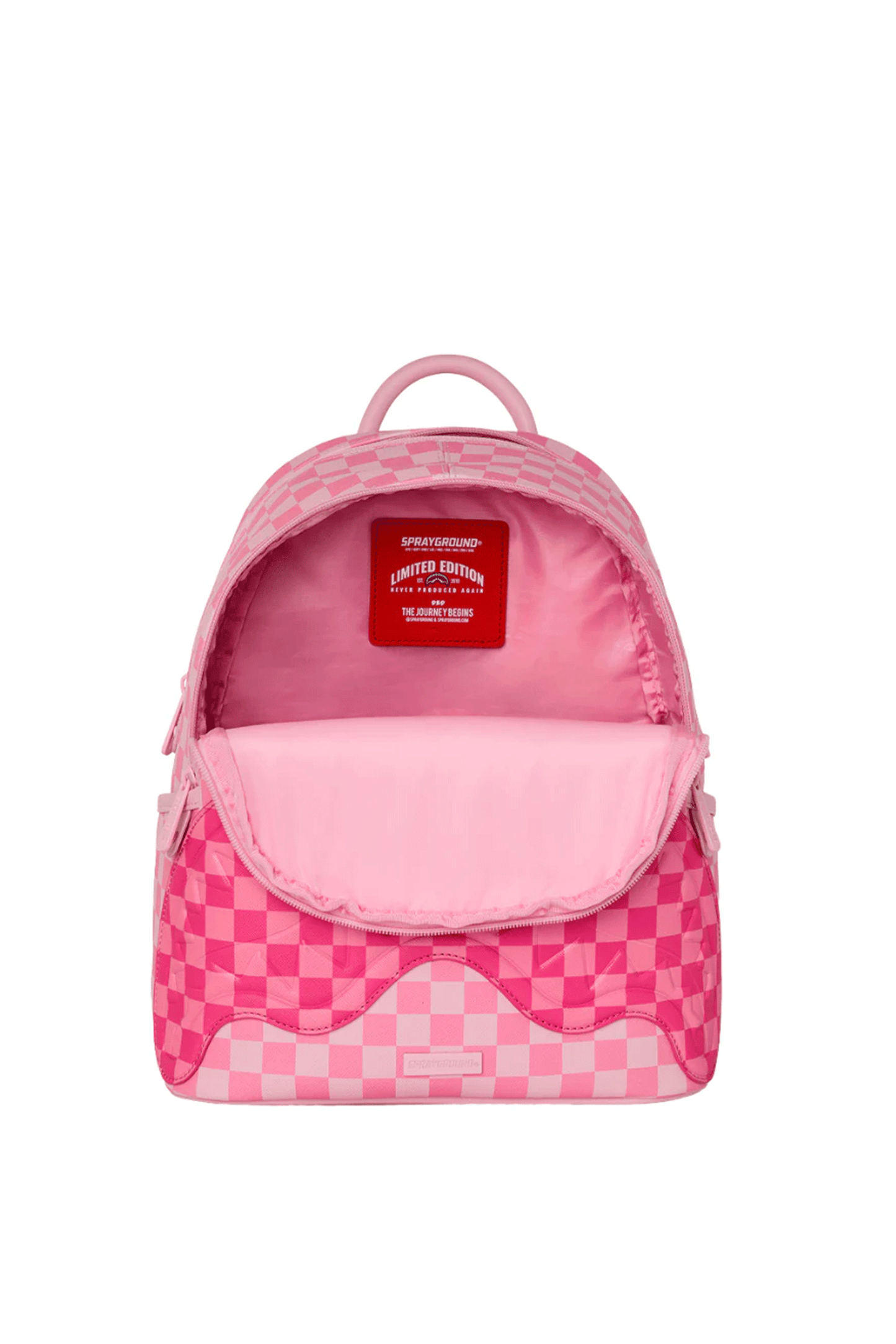 SPRAYGROUND: PINK SIP PATCH BACKPACK