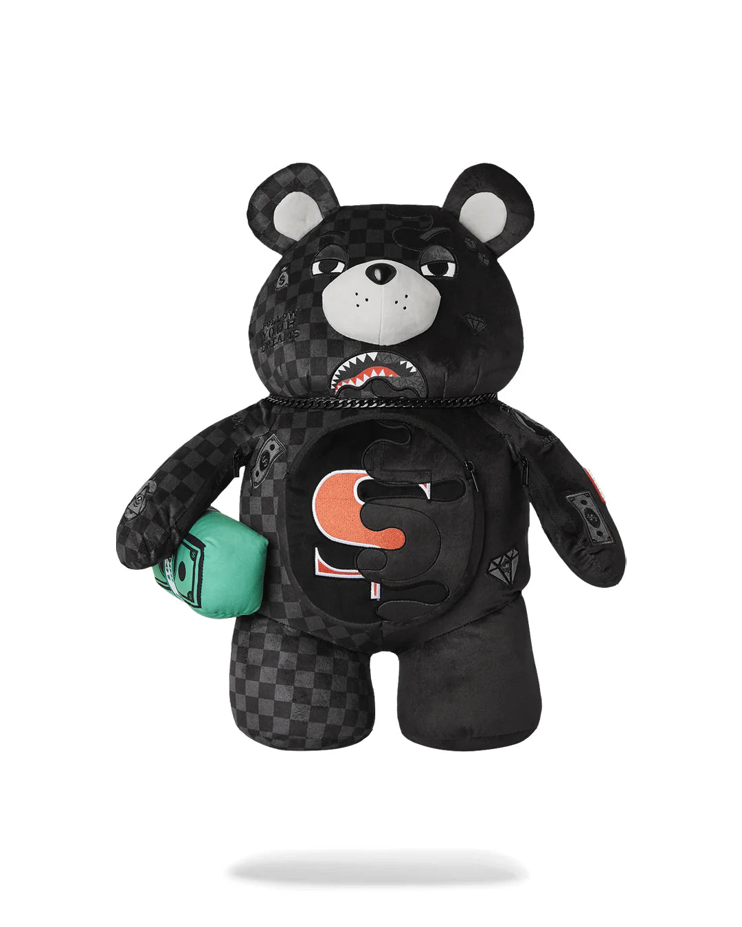 SPRAYGROUND: UNFINISHED SHARK BEAR BACKPACK