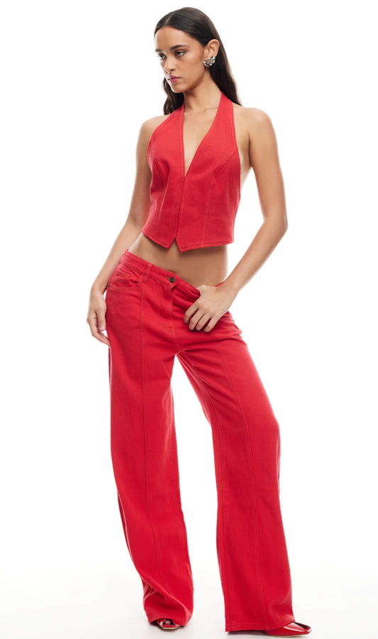 LIONESS:  JE SUSI HALTER (model front view full outfit)
