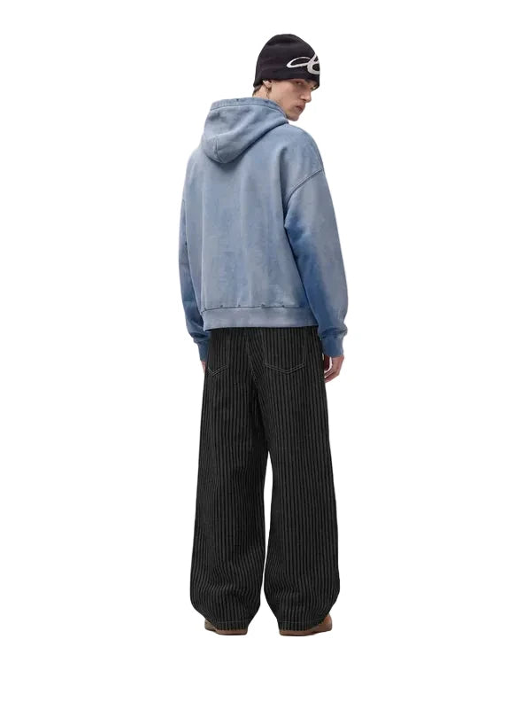 AELFRIC EDEN: PINSTRIPE BAGGY JEANS