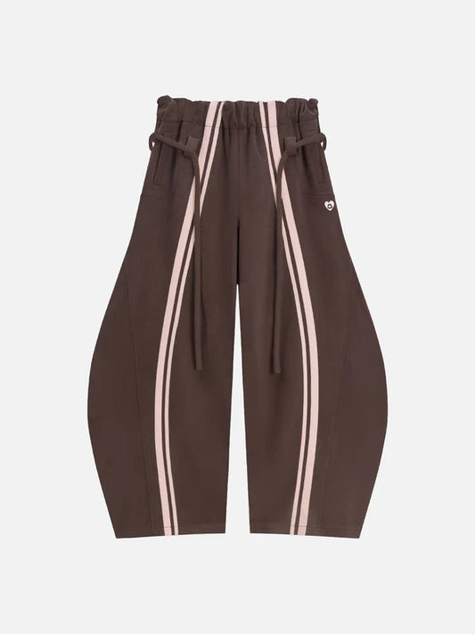 AELFRIC EDEN: STRIPE BARREL SWEATPANTS