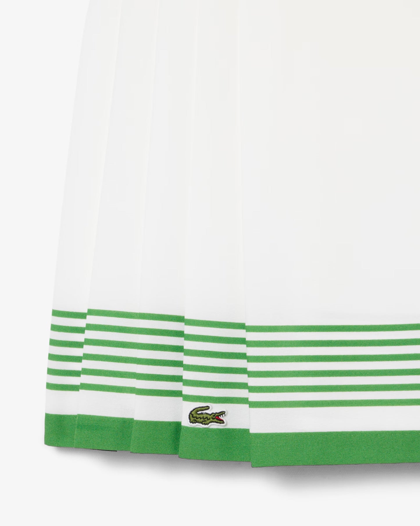 LACOSTE: FLUID CREPE PLEATED SKIRT