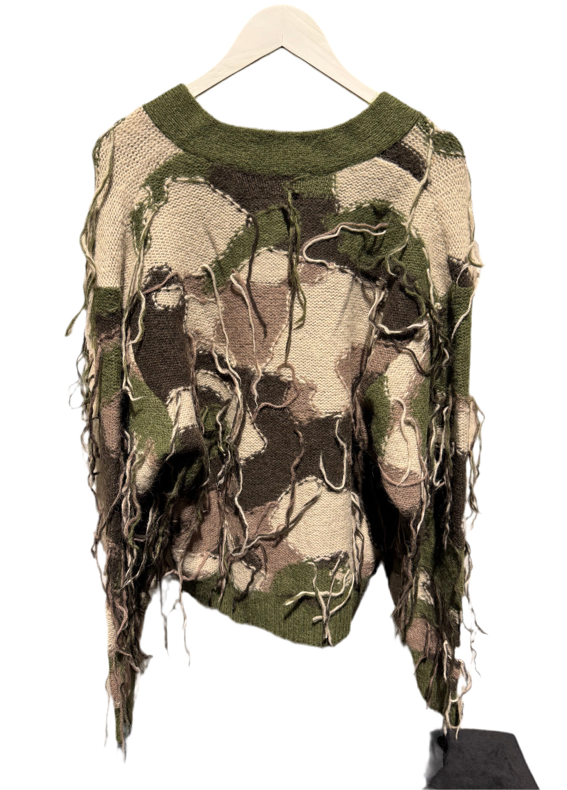 ALPHASTYLE: CAMO CARDIGAN