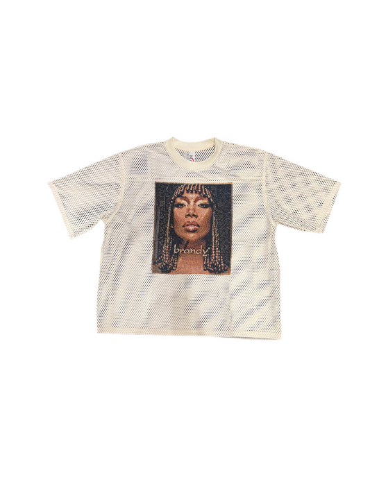 ANGEL GENTLE: BRANDY TAPESTRY MESH SHIRT