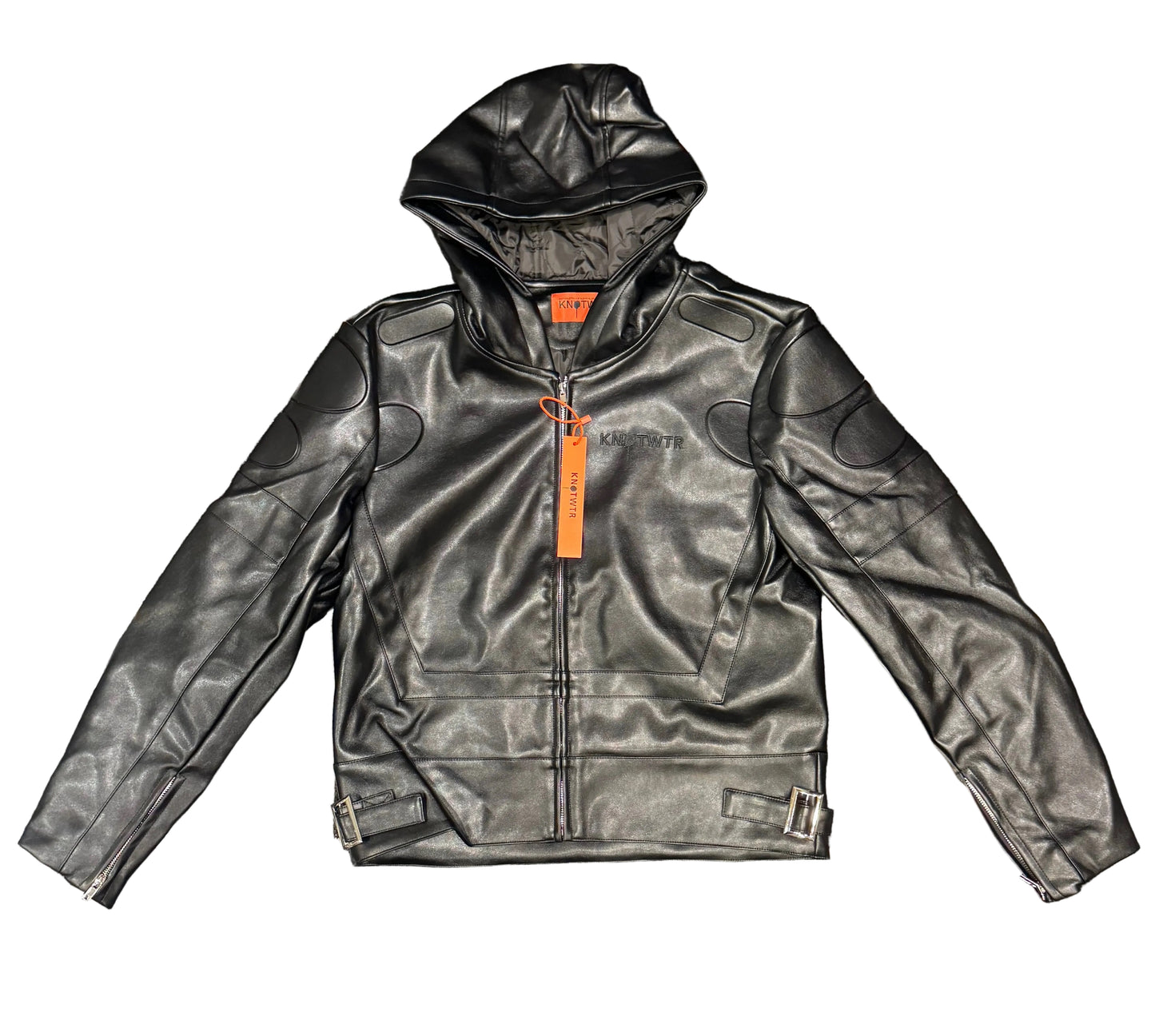 KNOTWTR: IM WORTH A LOT LEATHER JACKET