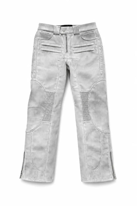ALREADY WRITTEN: DIRTY WHITE MOTOPANT