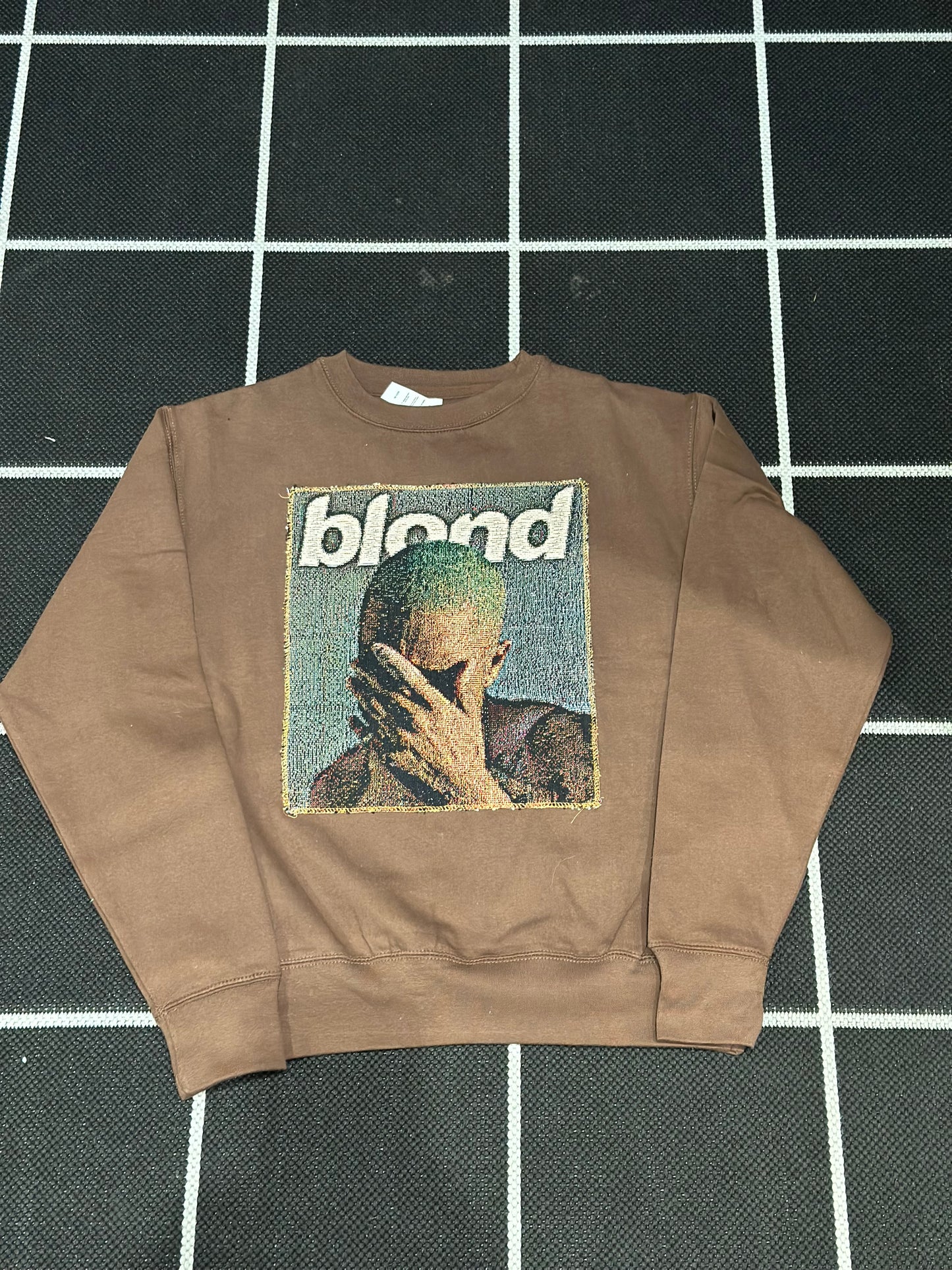 ANGEL GENTLE: TAPESTRY SWEATER- BROWN