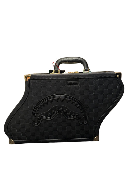 SPRAYGROUND: RAISED CHECK BRIEFCASE