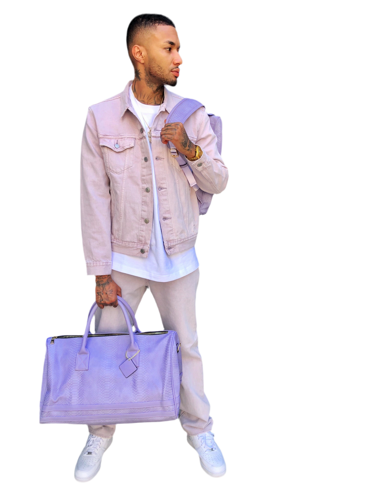 LEVIS: RED TAB IRIS LAVENDER 501 93' STRAIGHT LEG JEAN