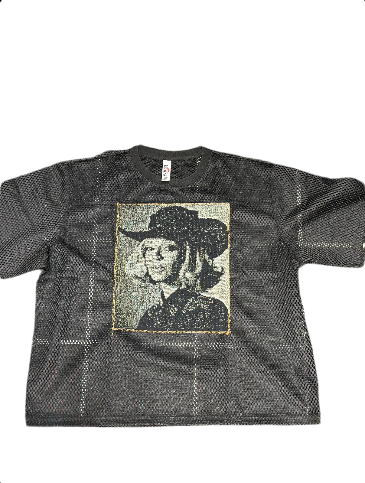 ANGEL GENTLE:COWBOY CARTER JERSEY TAPESTRY TOP