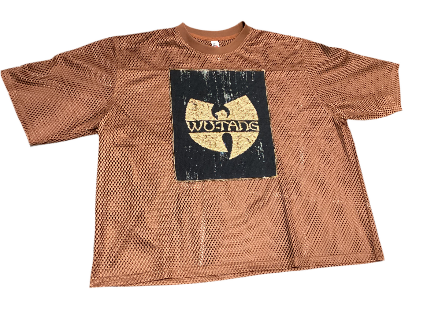 Angel gentle:Wu-Tang mesh tapestry top