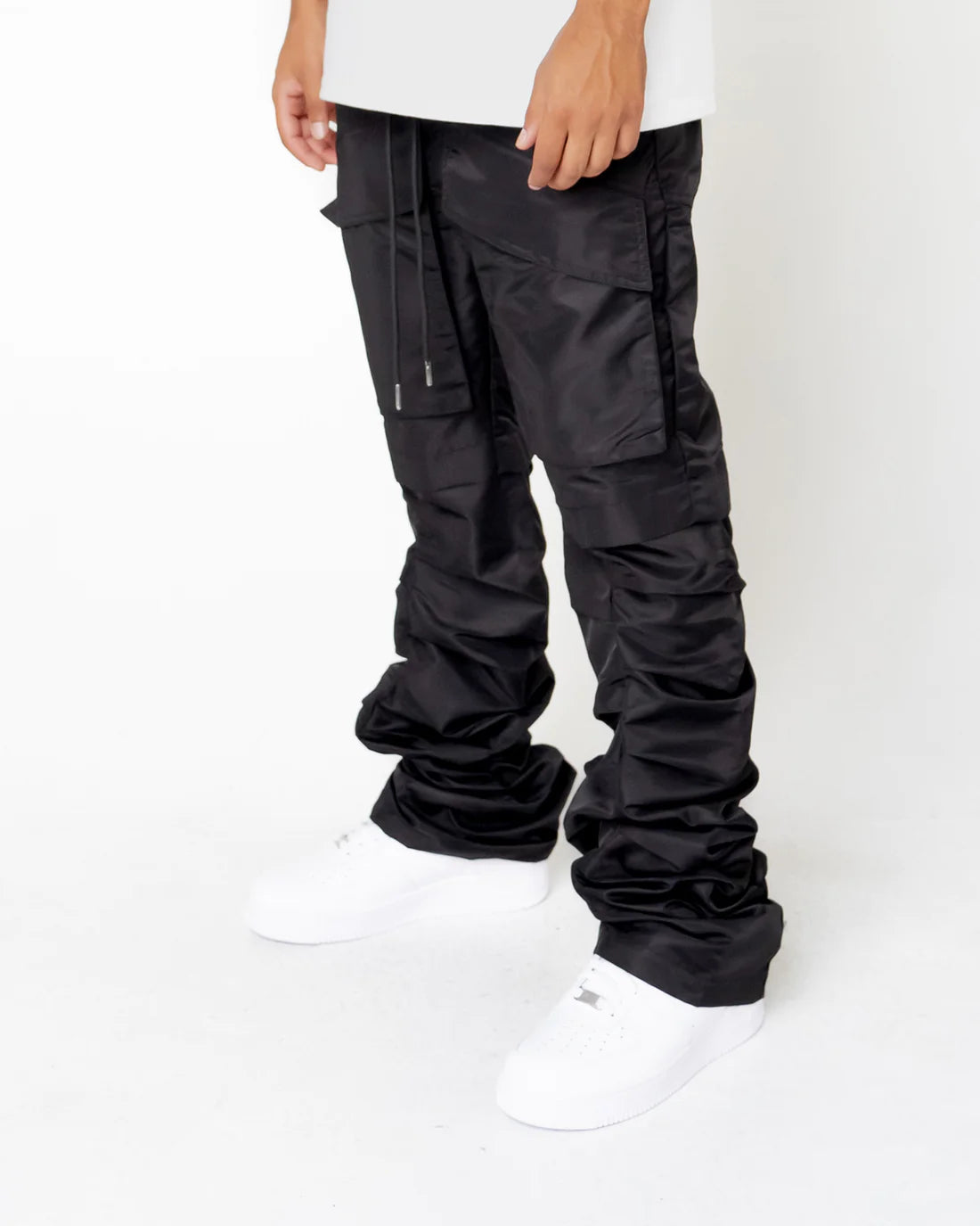 EPTM: STACKED FLARED PANTS 4.0 BLACK