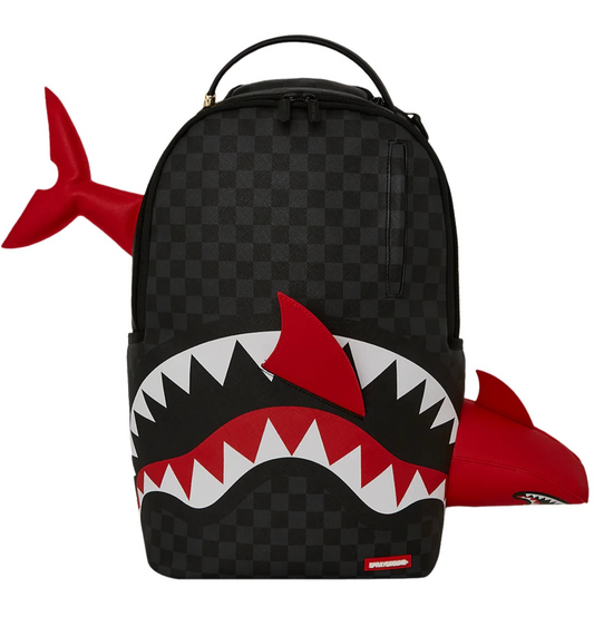 SPRAYGROUND: SHARK SMASHED THROUGH DLXSV BACKPACK