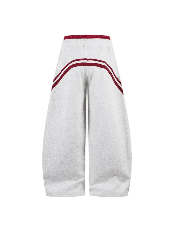 AELFRIC EDEN: STRIPED BAGGY SWEATPANTS