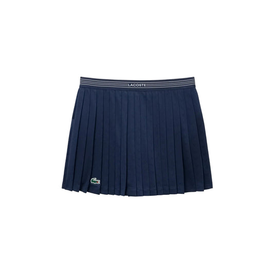 LACOSTE: ULTRA DRY TENNIS HERITAGE LINED SKIRT