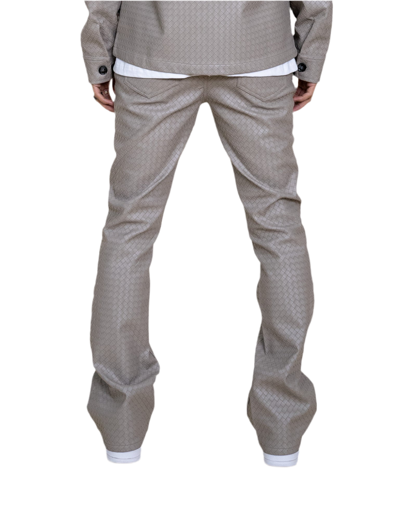 EPTM: MATEO WOVEN FAUX LEATHER PANTS