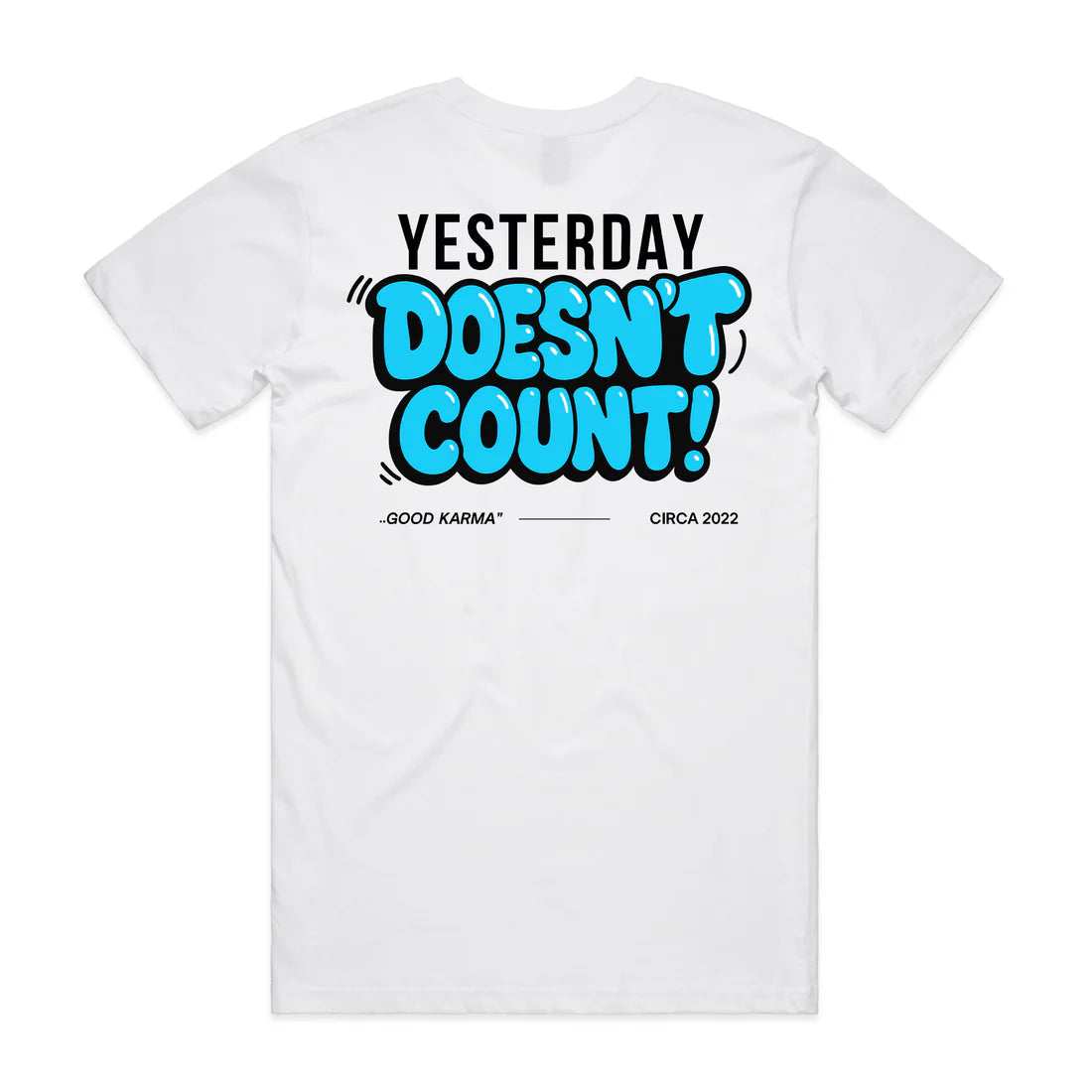 UMBRELLA BY J FRENCH: YESTERDAY DOESNT COUNT CREW TEE