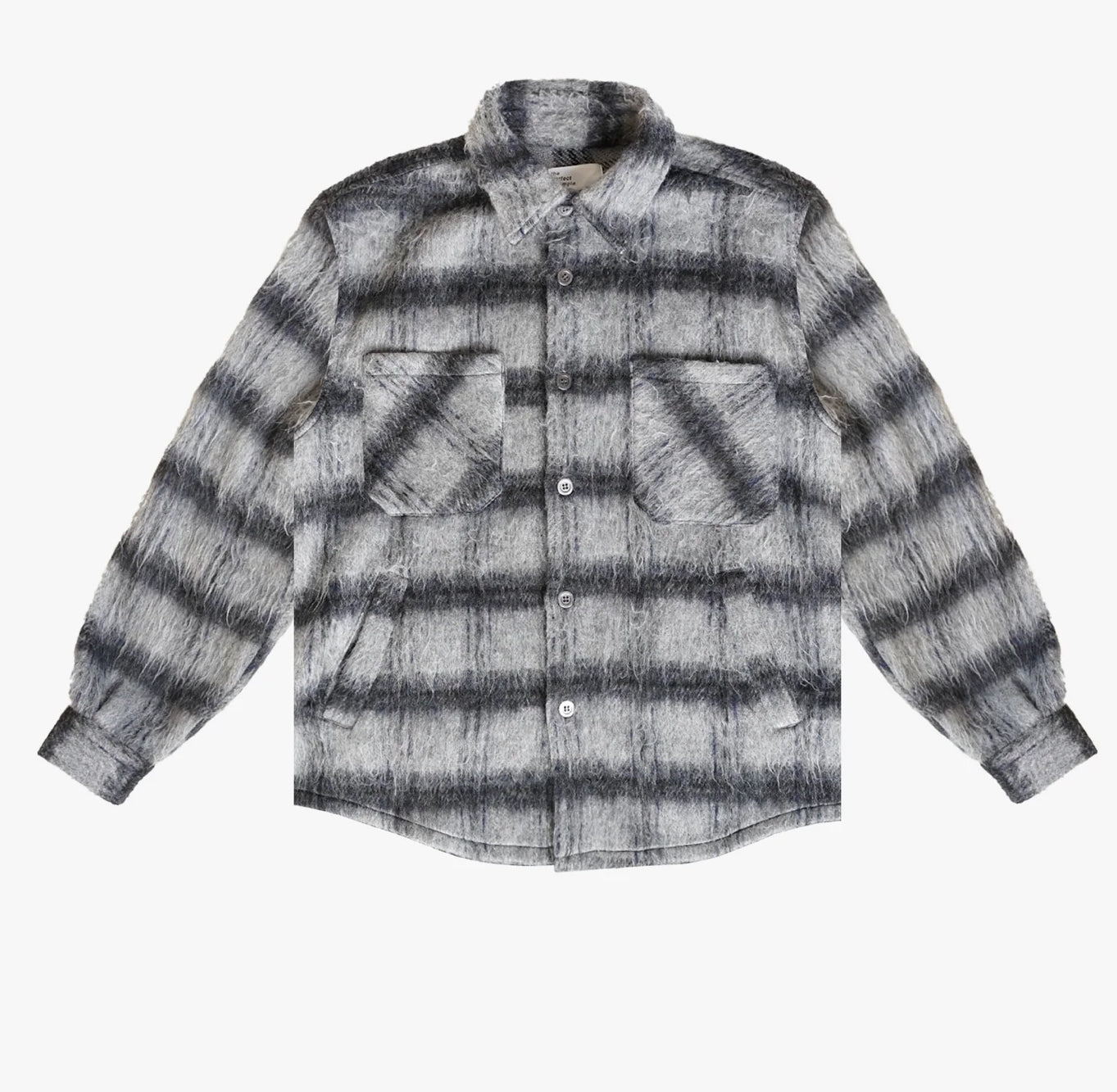 EPTM: MOHAIR FLANNEL SHIRT GREY