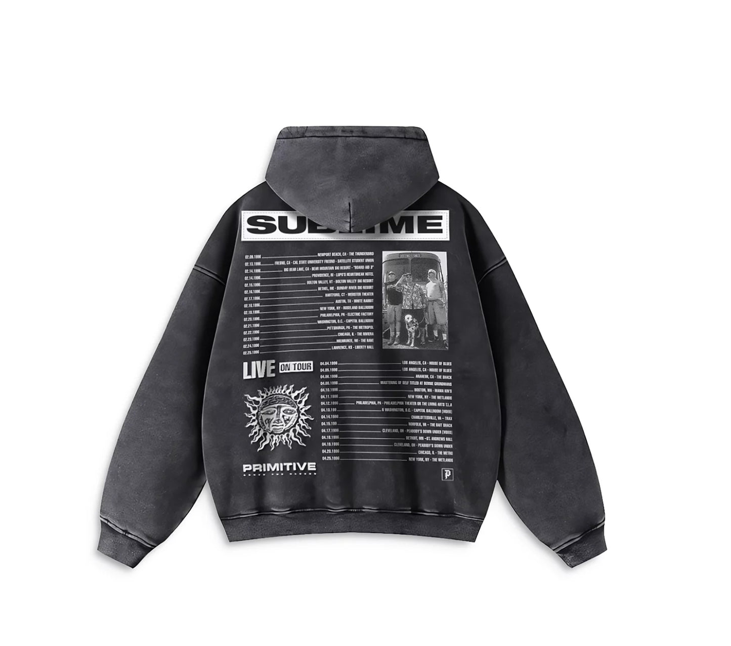 PRIMITIVE : RISE ZIP HOODIE