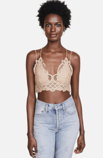 FREE PEOPLE: ADELLA LONGLINE LACE BRALETTE – 85 86 eightyfiveightysix