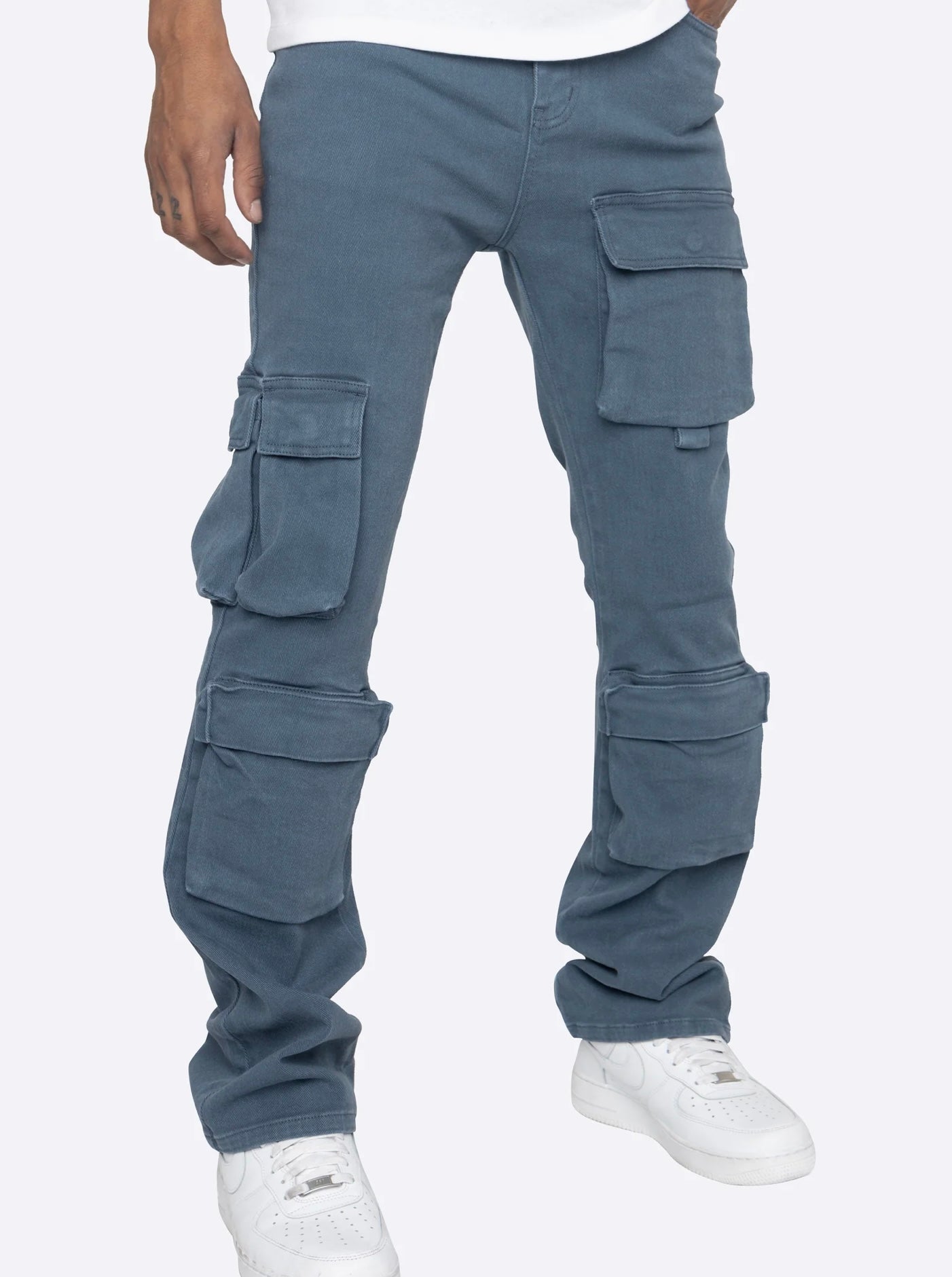 EPTM: BACKLOT CARGO PANTS DENIM BLUE