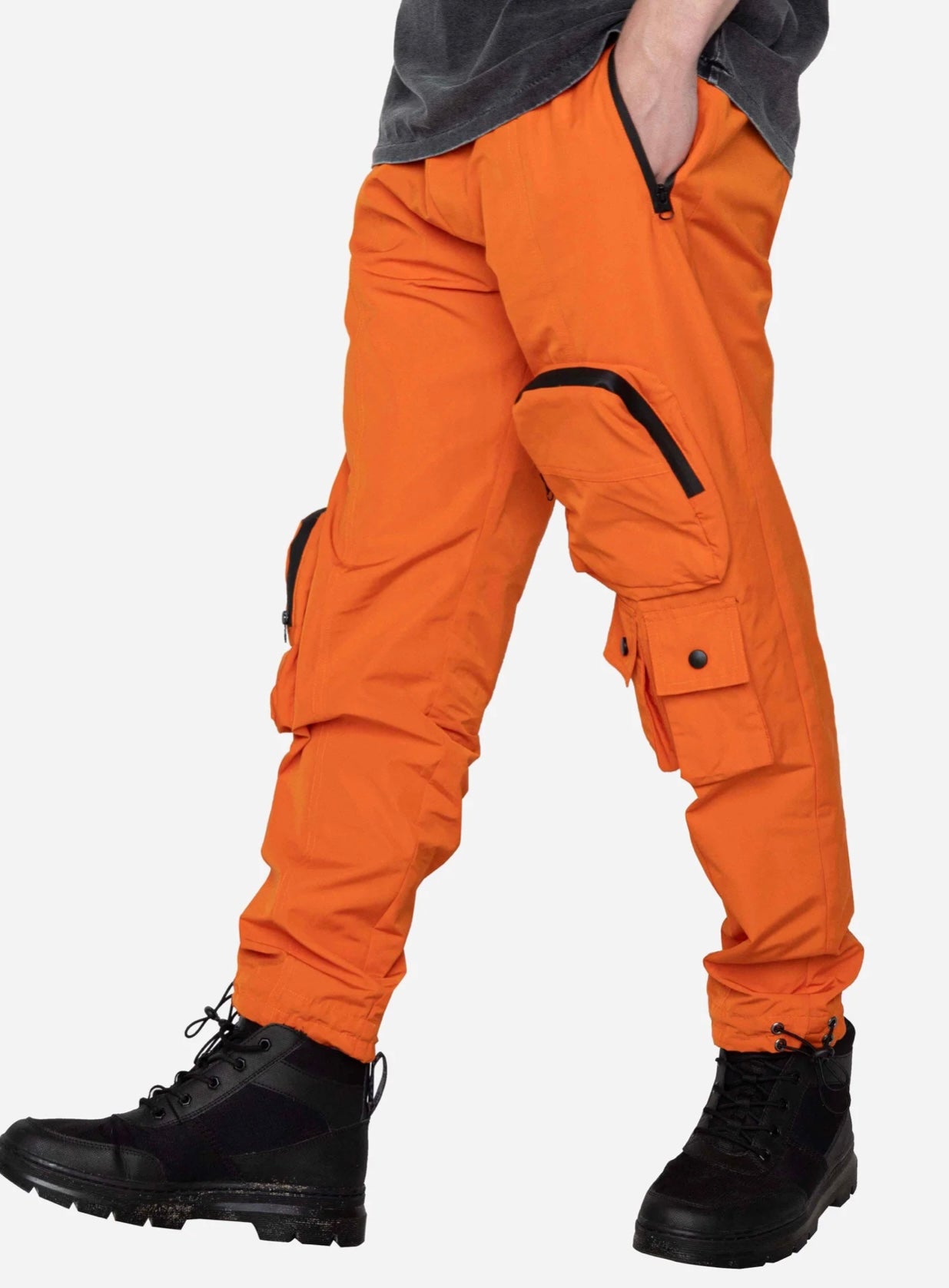 EPTM ARENA CARGO PANTS-ORANGE(side view)