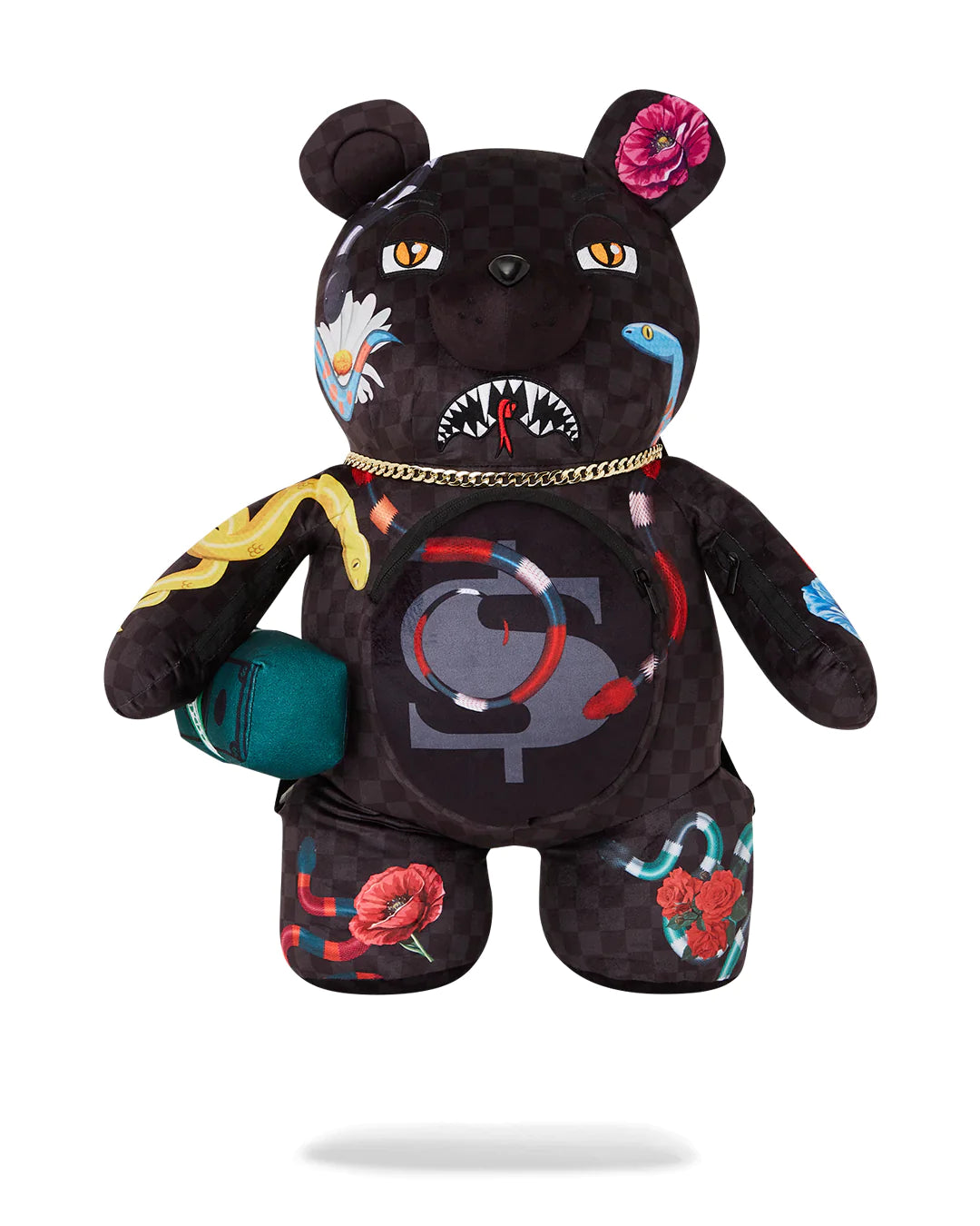 SPRAYGROUND SNAKES ON A TEDDY BEAR BACKPACK