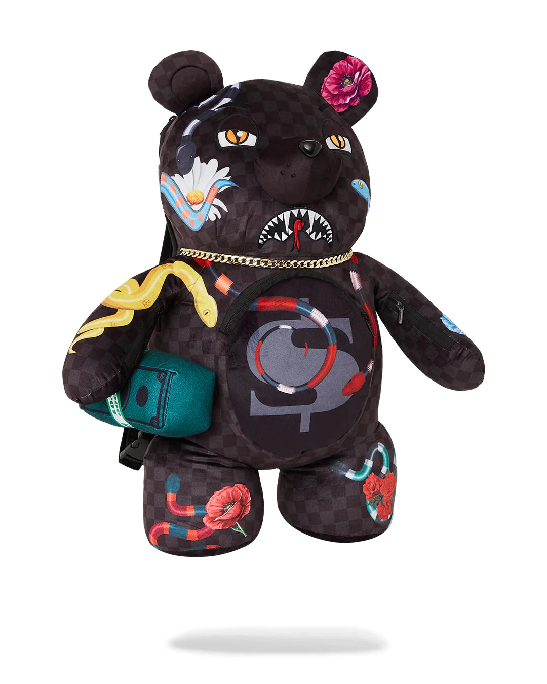 SPRAYGROUND SNAKES ON A TEDDY BEAR BACKPACK