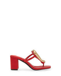 JEFFREY CAMPBELL: LINQ- MH SANDALS (side view)