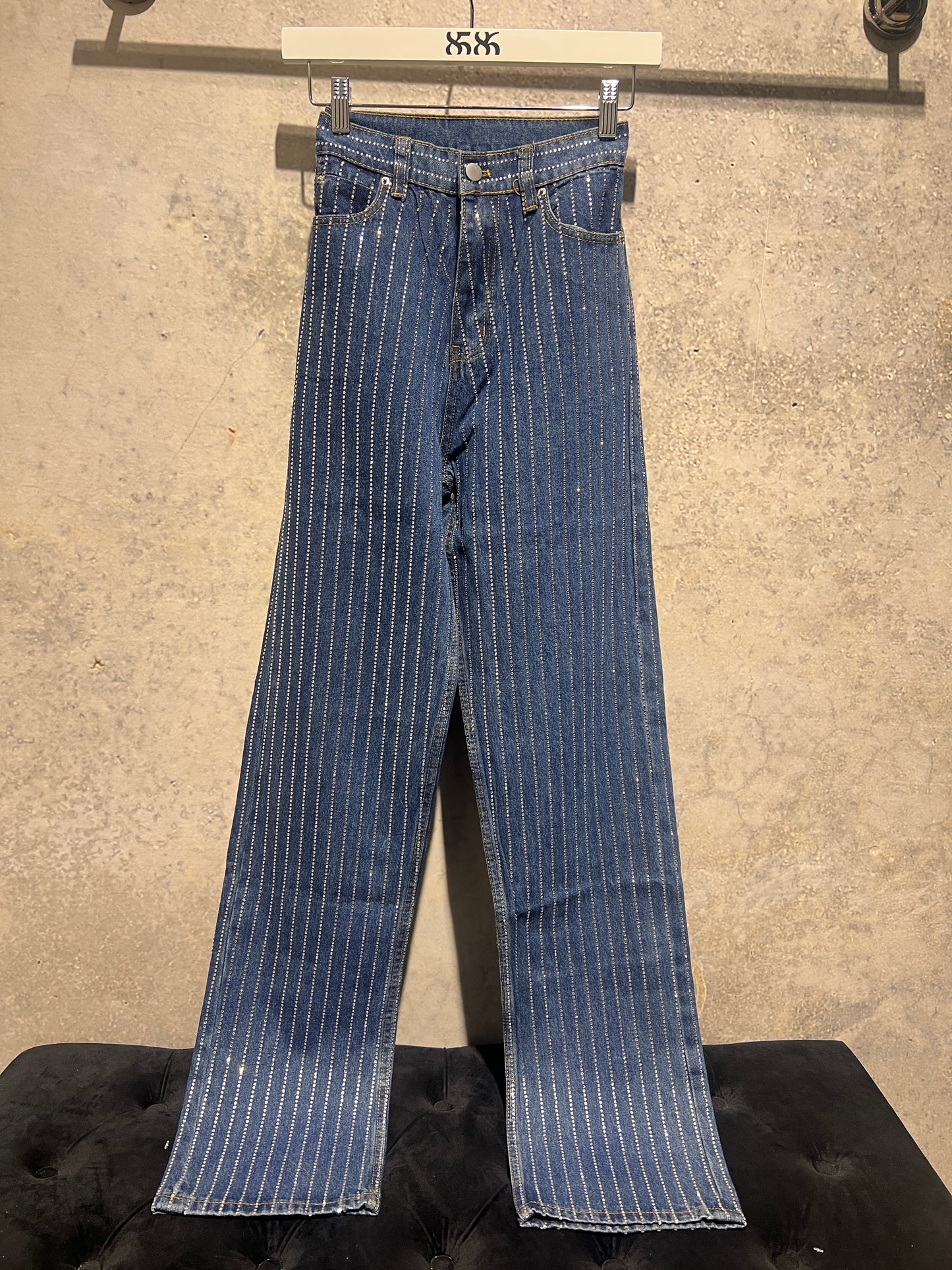 Beulah Rhinestone Denim Jeans