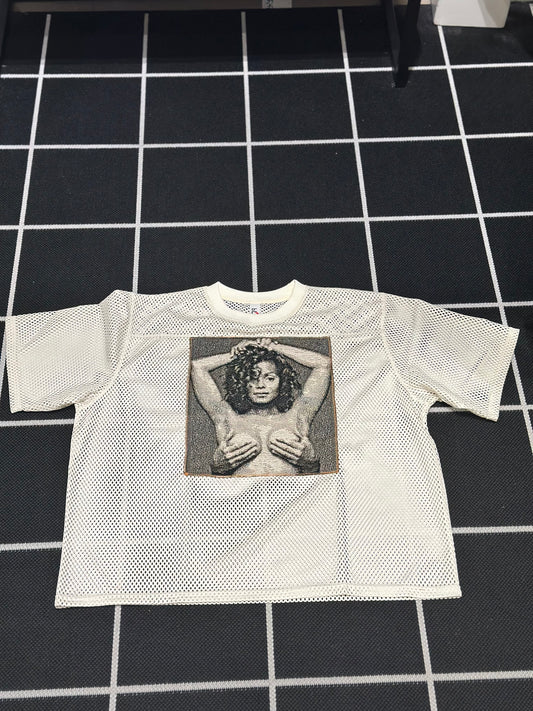 ANGEL GENTLE: JANET TAPESTRY JERSEY TOP