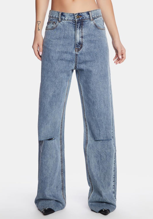 LIONESS: TRUE ROMANCE JEANS- DUKE BLUE