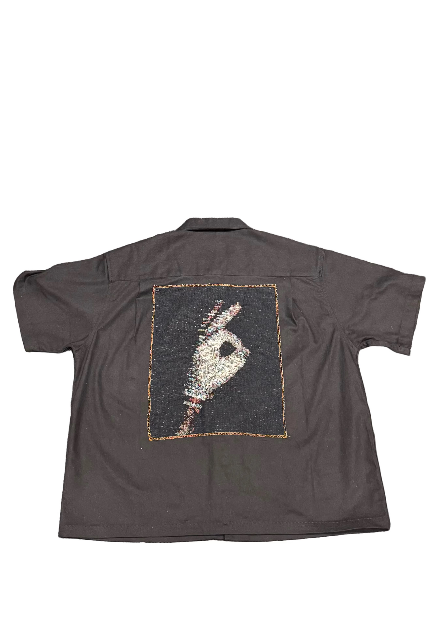 ANGEL GENTLE: BUTTON SHIRT - BLACK