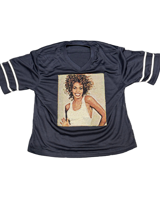 Angel Gentle: Whitney Houston V-Neck Jersey