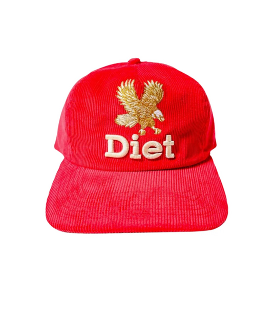 DIET STARTS MONDAY: RED TRUCKER HAT