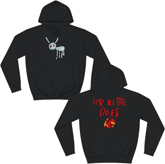 DRAKE FOR ALL DOGS HOODIE (black)