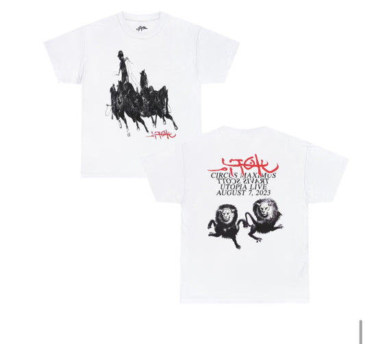 TRAVIS SCOTT ITALY EXCLUSIVE TOUR TEE