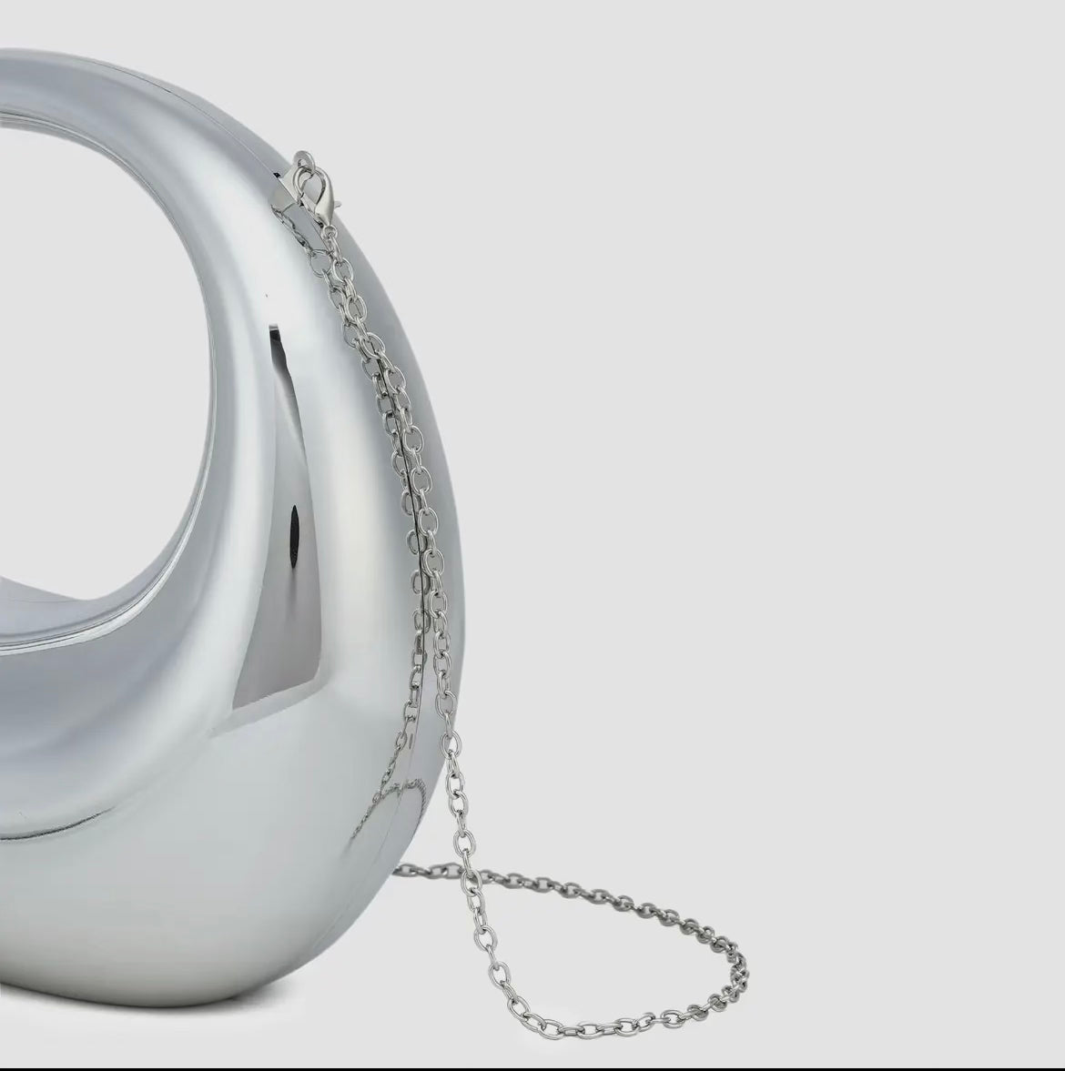 8586: Moonlit Love Metallic Clutch Purse