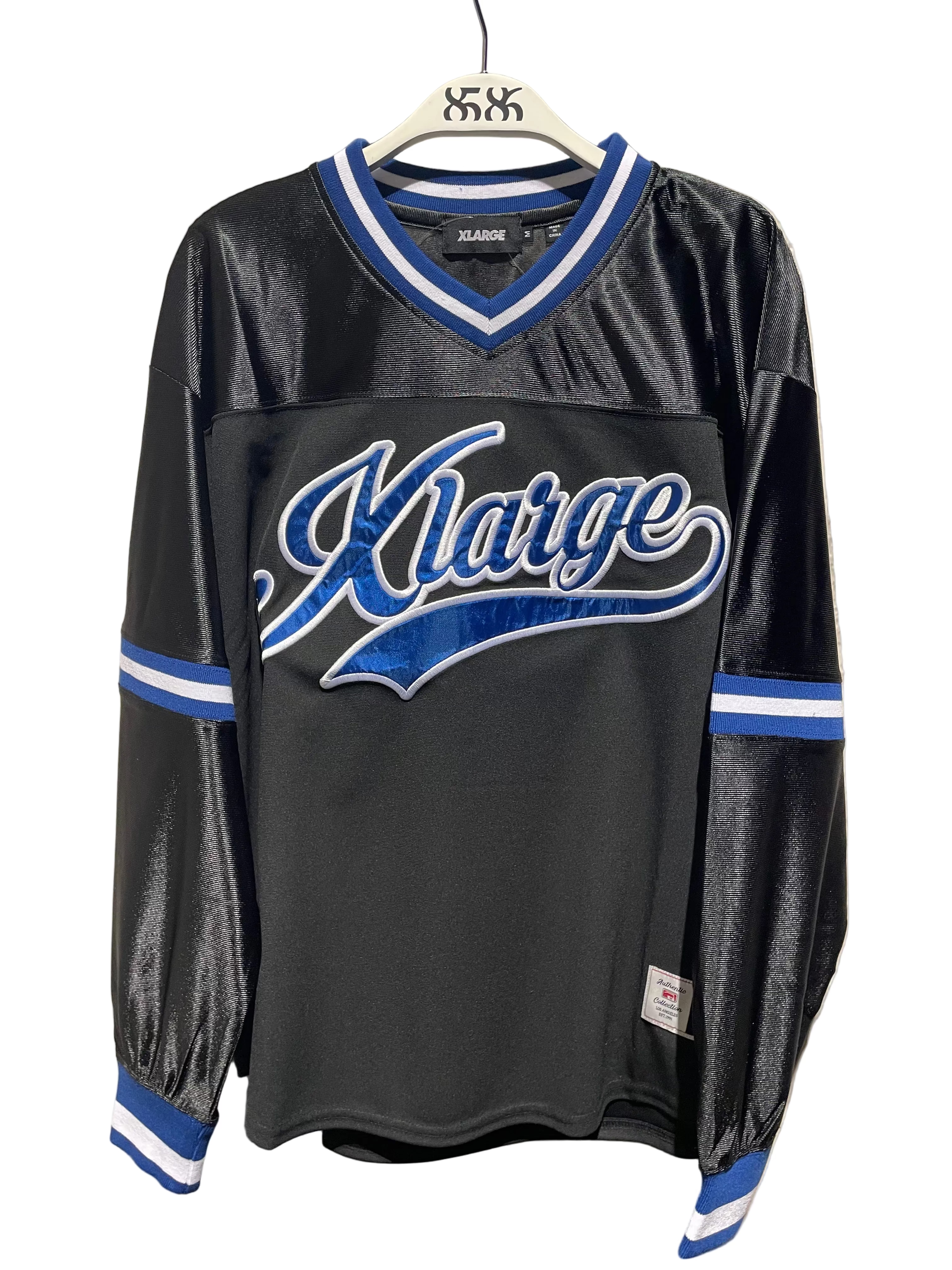 XLARGE: LONG SLEEVE HOCKEY JERSEY – 85 86 eightyfiveightysix